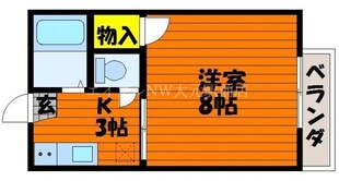 コーポたちばなの物件間取画像